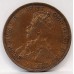 AUSTRALIA 1923 . ONE 1 PENNY . VARIETY . DIE CRACKS